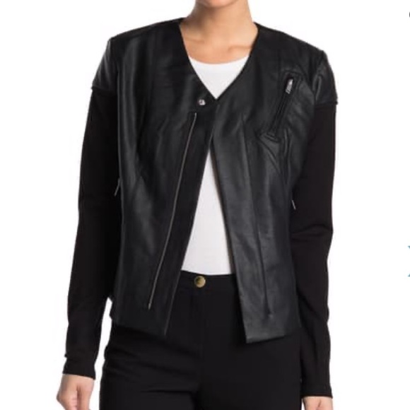 Love Token Nicki Faux Leather Jacket🌟NWT🌟 - Picture 2 of 13